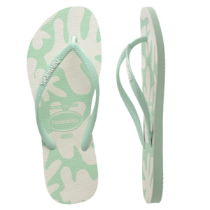 Slim Print Coral 9338 - Coast Green