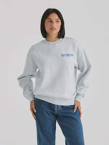 INDEPENDENT BAGGY SWEAT WHITE MARLE