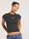 Essential Rib Tee Timeless Black