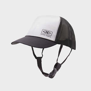 Ocean Earth: DESERTS MESH TRUCKER SURF CAP - White
