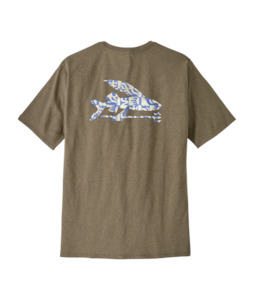 Patagonia: M's Flying Fish Responsibili-Tee - Flying Fish: Mother Tree Abundant Blue
