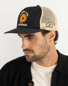DOWN UNDER TRUCKER CAP - BLACK