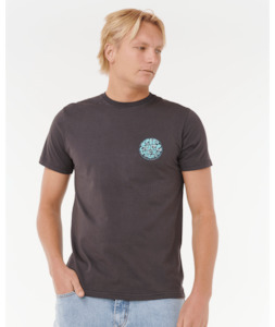 Rip Curl: WETTIE PASSAGE ICON TEE - PHANTOM