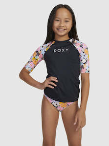 Roxy: ABOVE THE LIMITS SS LYCRA - ANTHRACITE MEMORIES