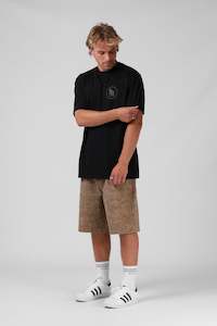 Circle Puff Tee - Black