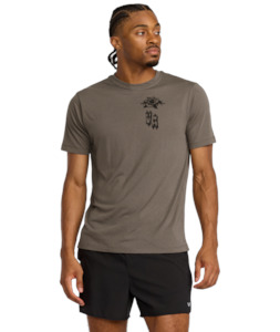 Rvca: BENJ TIGER EYES SS - MUSHROOM