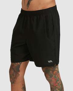 Rvca: YOGGER IV SHORT 17 - Black