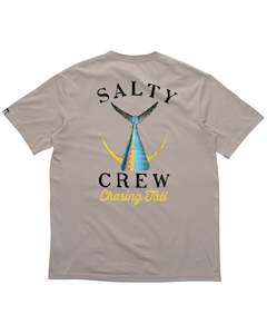 TAILED CLASSIC SS TEE - STONE GREY