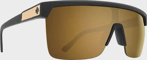 Spy 1: Flynn 5050 - 25th Anniversary Matte Black - HD Plus Bronze W/ Gold Spectra Mirror