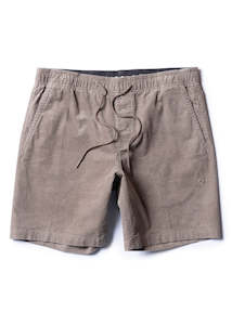 No See Ums Cord Eco 17" Elastic Walkshort - DRW-DRIFTWOOD
