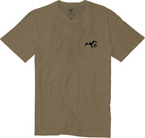 Vissla: Coastal Innovators Organic Blend SS Tee - DKE-Dark Earth
