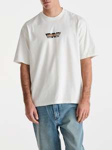 Wrangler: DURABLE SLACKER TEE - VINTAGE WHITE