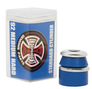 Skate Hardware: STD CYLINDER CUSHIONS MED HARD (92A) BLUE