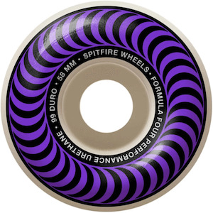 Wheels: Spitfire Wheels  Classic F4 101 - 58mm