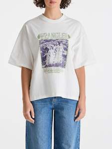 ROSES FOREVER BOXED TEE-VINTAGE WHITE