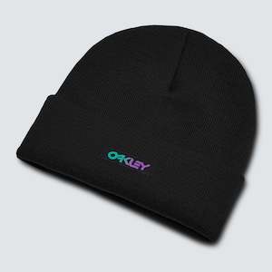 B1B GRADIENT PATCH BEANIE - Blackout