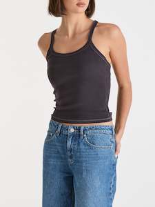 Lee: LEE ASYMMETRIC CAMI CHARCOAL BLUE