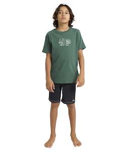 Quiksilver: TIKI SS YTH-JUNGLE GREEN