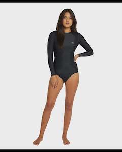 WMNS CLASSIC LS UV RASH VEST - A00 BLK/BLK