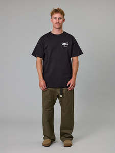 SNAPPER SEA TEE - BLACK