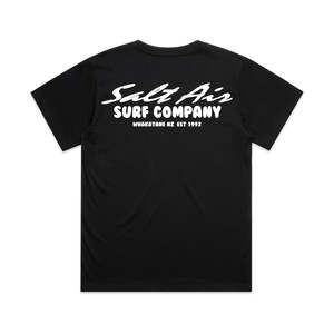 WOMENS SURF CO PUFF Martina Boyfriend Tee - Black