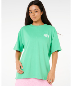 LUXE SURF HERITAGE TEE - IRISH GREEN