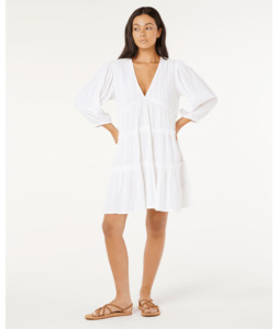 Tees 1: HAZE 3/4 SLEEVE MINI - WHITE