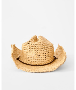Womens: CRUSHABLE STRAW COWGIRL HAT - NATURAL