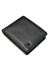 Pass Vegan Leather Wallet - Black