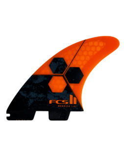 Surf Fins: FCSII AM PC X-Large Orange Tri Retail Fins