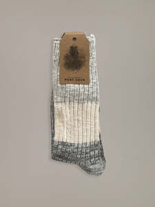 PORT SOCKS - GREY/BEIGE/DK GREY