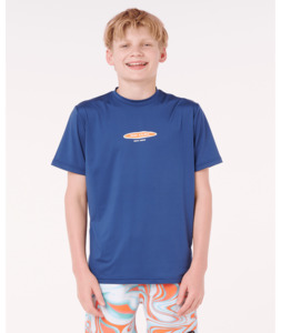 Rip Curl: ISLAND PARADISO UPF S/S-BOY - LIGHT NAVY