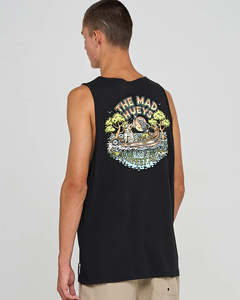 Mens: SWEET AS NZ | TANK - BLACK