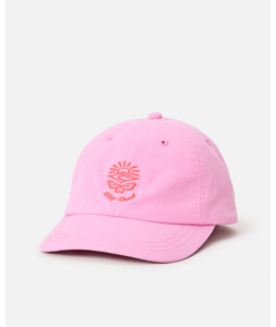 WASHED TWILL CAP-GIRL - BRIGHT PINK