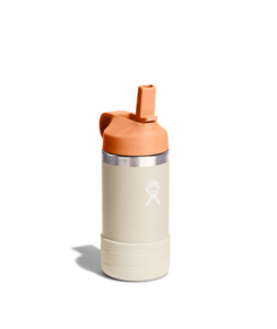 Drink Bottles: Kids 12 Oz Wide Mouth Straw Cap And Boot - Coconut