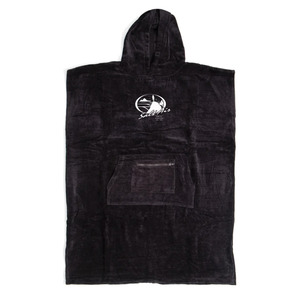 Youth Salt Air Poncho Towel - Black