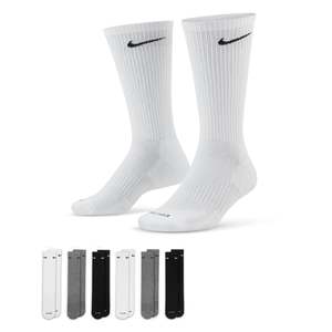 Accessories: Nike Everyday Plus Cushioned - CREW SOCK - MULTI-COLOR