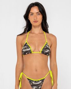Swimwear: TANK GIRL MULTIWAY BIKINI TOP-CAMO