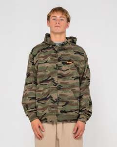 RAMBO ZIP THRU HOODED FLEECE - CAMO