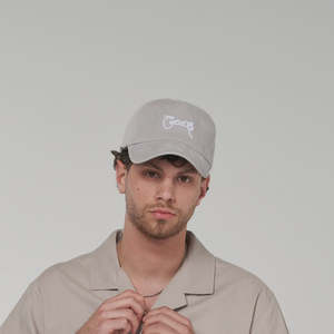 Crate Scripted Cord Snapback - Grey