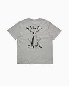 Tees: VINTAGE TAIL CLASSIC SS TEE - GREY MARLE