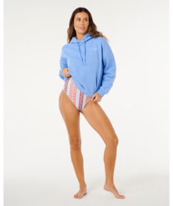 Fleece 1: SURF PUFF HERITAGE HOOD P/P - CORNFLOWER BLUE