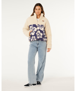 Womens Jackets: SURF SIDE PUFFER - NAVY