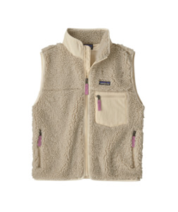 Womens: W's Classic Retro-X Vest - Natural w/Light Violet