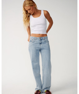 AGGIE RELAXED JEANS - VINTAGE BLUE
