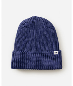 Beanies: PREMIUM SURF SHALLOW BEANIE - Washed Navy