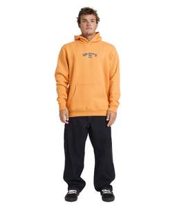 Fleece: SPEC BIO ARCH POP HOOD - DUSTY ORANGE