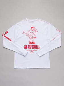 DO THE MILES SEA LS TEE - White