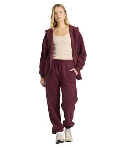 Fleece 1: WAVE ESSENTIALS ZIP THRU HOOD - RED DAHLIA