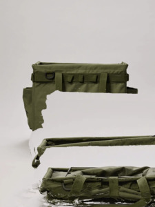 Accessories: TENT TOTE - KHAKI